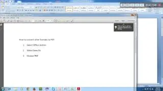 How to convert other formats to PDF