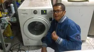 Lava e seca Samsung não centrífuga defeito resolvido