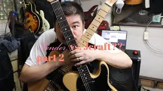 Fender Telecaster против Jcraft Telecaster (просто ради развлечения&hellip; Раскрытие)