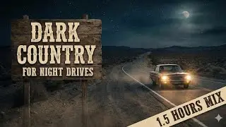 Dark Country for Night Drives 🌃 | Best Blues Rock & Western Playlist