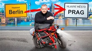 1 PS Klappmotorrad Tour von BERLIN nach PRAG