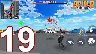 Spider Fighting: Hero Game - Gameplay Walkthrough Part 19 - How to Defeat Shadow Claw (iOS, Android)