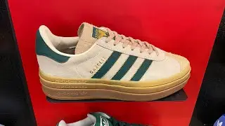 Adidas Gazelle Bold (Cream White/ Collegiate Green/ Magic Beige) - Style Code: ID7056