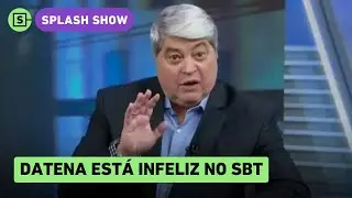 No SBT, Datena sente falta de tratamento de estrela e estrutura que tinha na TV Band; saiba mais