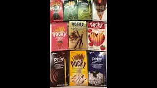 Tasting Extremely Bizarre Pocky Flavors and Pejoy Sticks with AG Girl