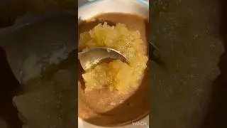 Homemade apple sauce mug cake.