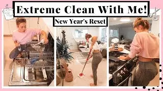 Extreme Clean With Me | Reseting for The New Year