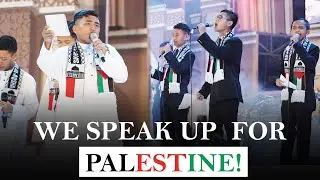 WE SPEAK UP FOR PALESTINE! - Gaza Voices Poem - STOP GENOCIDE! - FREE PALESTINE