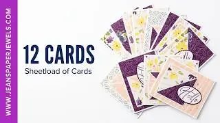 July 2022 Sheetload of Cards #SUYSJul2022 Design A Daydream Designer Series Paper By Stampin&rsquo; Up!