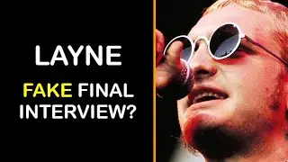 Was Layne Staley's LAST INTERVIEW Fake? Alice in Chains Discussion