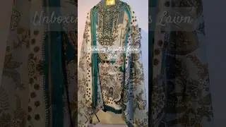 Unboxing & Try-On | Pakistani Printed Lawn Suit with Embroidered Yoke | Bigpotli Exclusive