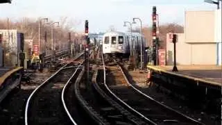 Broad Channel New York Subway - R46 A service & Rockaway Park Shuttle (2012)