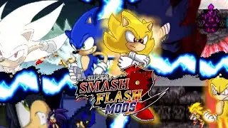 SSF2 MODS How to do tether attacks with sonic v3 and chaos control