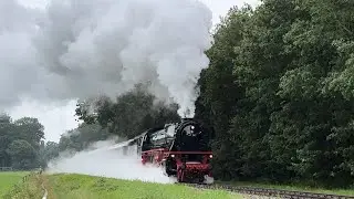41 241 - erste Probefahrt auf freier Strecke - eskaliert in Loenen VSM