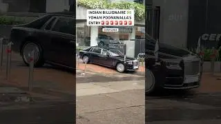 INDIAN BILLIONAIRE CAR COLLECTOR YOHAN POONAWALLA&rsquo;S ENTRY IN HIS ROLLSROYCE PHANTOM VIII EWB #SHORTS
