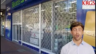 KRGS High Security Roller Grille &ndash; Secure, High-Visibility Shopfront Solution