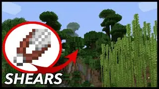 How To Use SHEARS In Minecraft