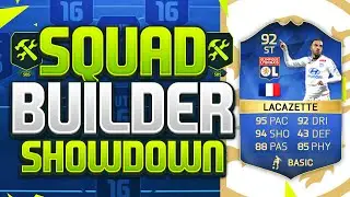 FIFA 16 SQUAD BUILDER SHOWDOWN!!! TEAM OF THE SEASON LACAZETTE!!!