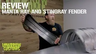 Manta Ray and Stingray Steel Motorcycle Fender Review