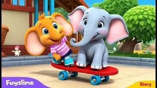 The Elephant on Roller Skates | Nursery Rhymes & Baby Songs