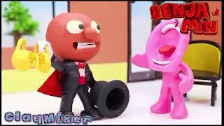 Los chicos conquistan a la Pinky 🤔 (Clay mixer) - BENJAM&Iacute;N 