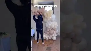 Setup party with our backdrops # #balloondecorations #balloons #diy #background #birthdayparty