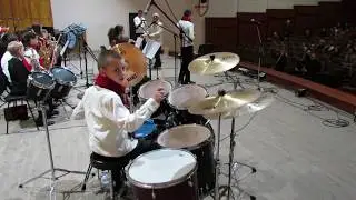 Blues Shufle - Howard Rowe - Wah,Wah - 12/8 - drummer  Daniel Varfolomeyev 11 years