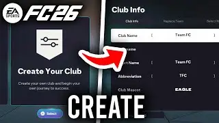 How To Create Club In FC 26 - Step By Step