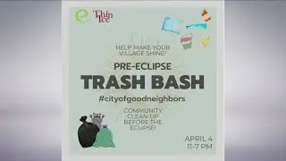 Pre-eclipse Trash Bash