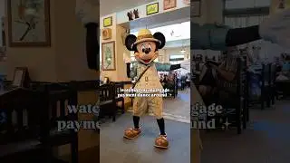 I may be broke but at least I have Mickey dancing next to my table 🤭 #disneyworld #disneyparks