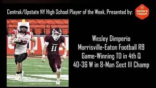 Player of the Week - Wesley Dimperio, Morrisville-Eaton Football