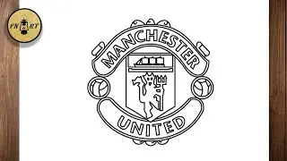 How to draw the manchester united badge step by step