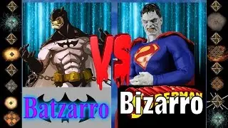 Batzarro (DC Comics) vs Bizarro Superman (DC Comics) - Ultimate Mugen Fight 2016