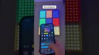 Led matrix #goove#matter#homekit#alexa#HomeAssistant#portret#lasercut