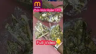 Meesho Brass Puja Idols 🙏😍👌#meeshohaul #meeshofinds #pujasamagri #pujaitems #meesho #idol #trending
