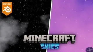 Minecraft Skies For Blender (Fully Customizable) Pack