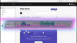 How to Build your Mighty Networks Sales Pages (Going Mighty Course: Step 3, Lesson 2a)