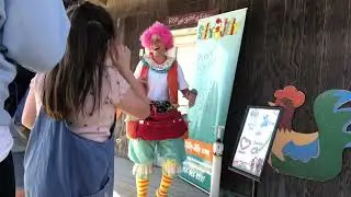 Quick Balloons and a Few Silly Gags From Silly Jilly the Clown at Eckert's