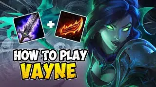 How to Play VAYNE ADC for Beginners | VAYNE Guide Season 10 | League of Legends