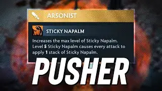I can't believe how fast Batrider pushes in Dota 2 7.39d