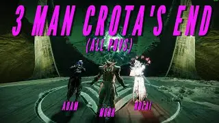 Destiny 2: 3 Man Crota's End (Full Raid - All POVs)