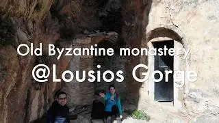 Lousios Gorge Medieval monastery  Drone footage