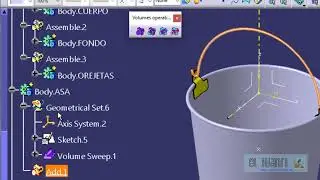 CATIA V5 desde inicio. Asa de un cubo