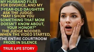 At my divorce hearing, my daughter played a video — Everyone was shocked by what it revealed…