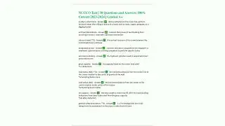 NCCCO Test  58 Questions and Answers 100 Correct 20232024  Graded A1955