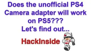 Does the unofficial PS4 Camera adapter will work on PS5??? Let's find out...
