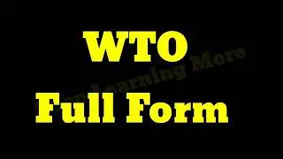 WTO Full Form