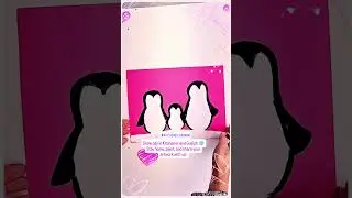 🐧💕 Easy Penguin Family Painting for Little Artists! 🎨