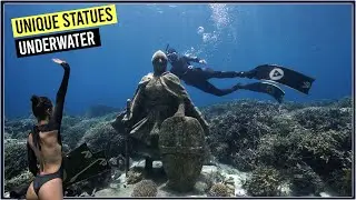 САМЫЕ УНИКАЛЬНЫЕ ПОДВОДНЫЕ СТАТУИ ФИЛИППИН // (Впервые увиденные на Филиппинах)