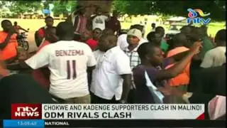 ODM rivals clash in Malindi town